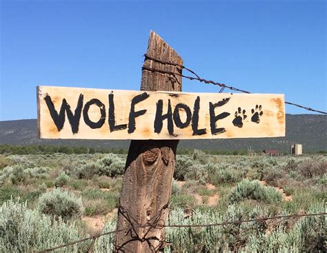Wolf holes